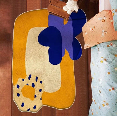 Colourful Non-slip Washable Floor Mat - The cool art room 
