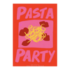Maximalist Eclectic Pink Pasta Party - The cool art room 