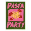 Maximalist Eclectic Pink Pasta Party - The cool art room 