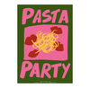 Maximalist Eclectic Pink Pasta Party - The cool art room 