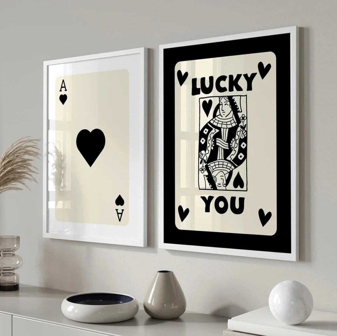 Card Lucky Aesthetic - The cool art room 