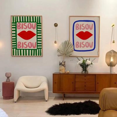 French Bisou Bisou - The cool art room 