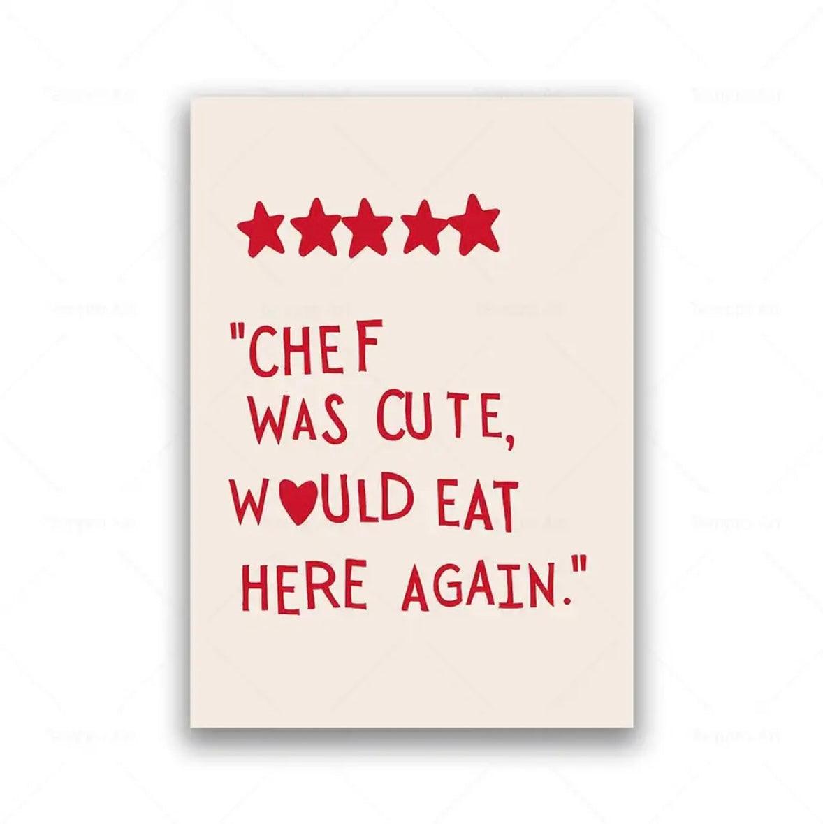 Kitchen Cooking Wall Art - The cool art room 