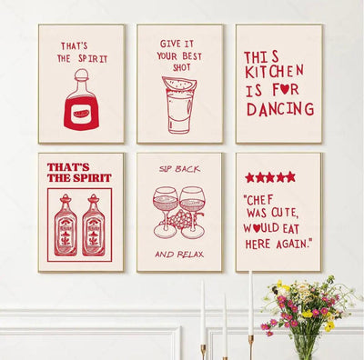 Kitchen Cooking Wall Art - The cool art room 