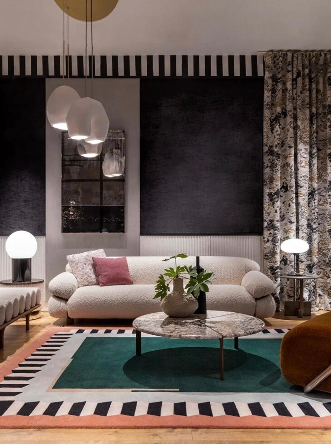 Large Area Carpet Retro - The cool art room 