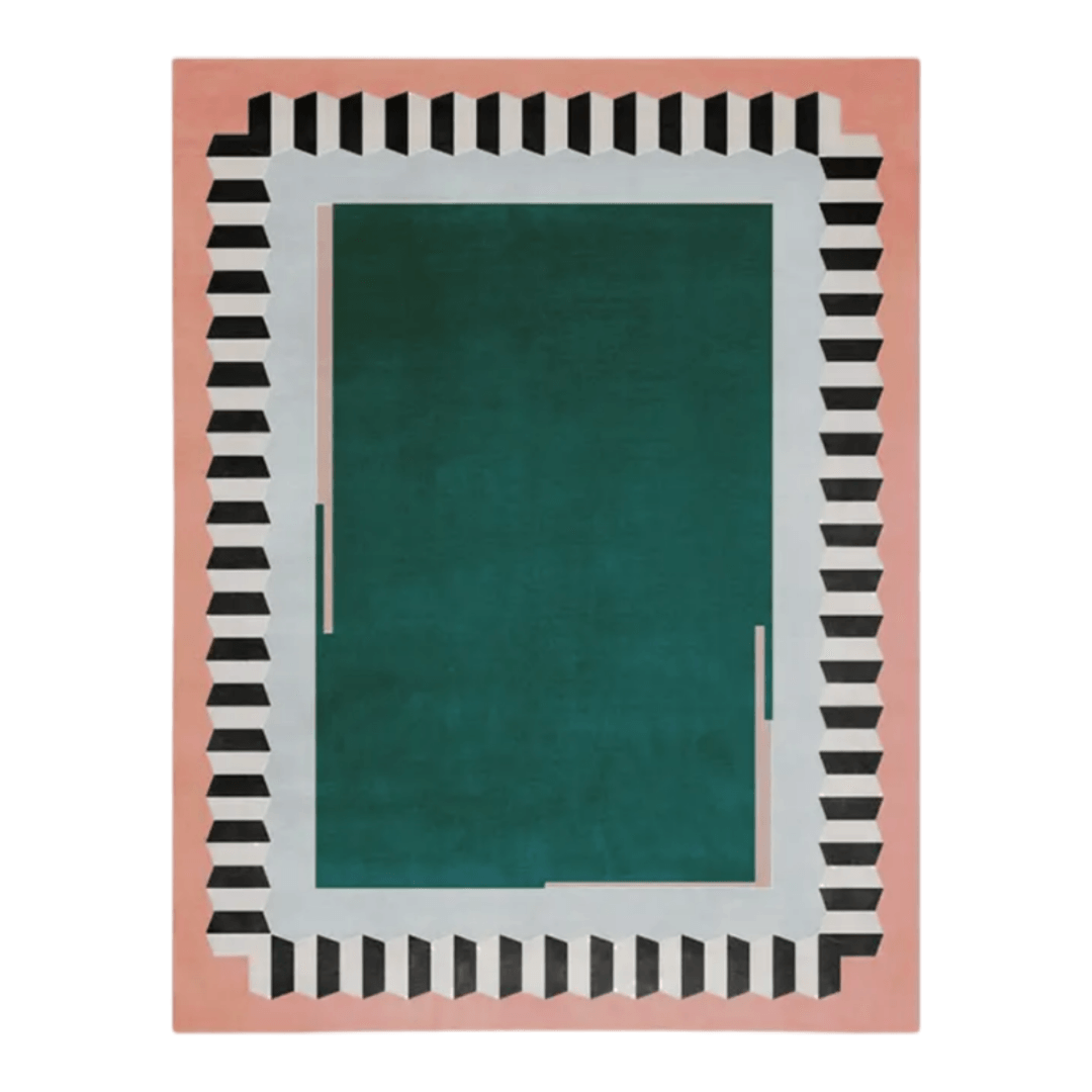 Large Area Carpet Retro - The cool art room 