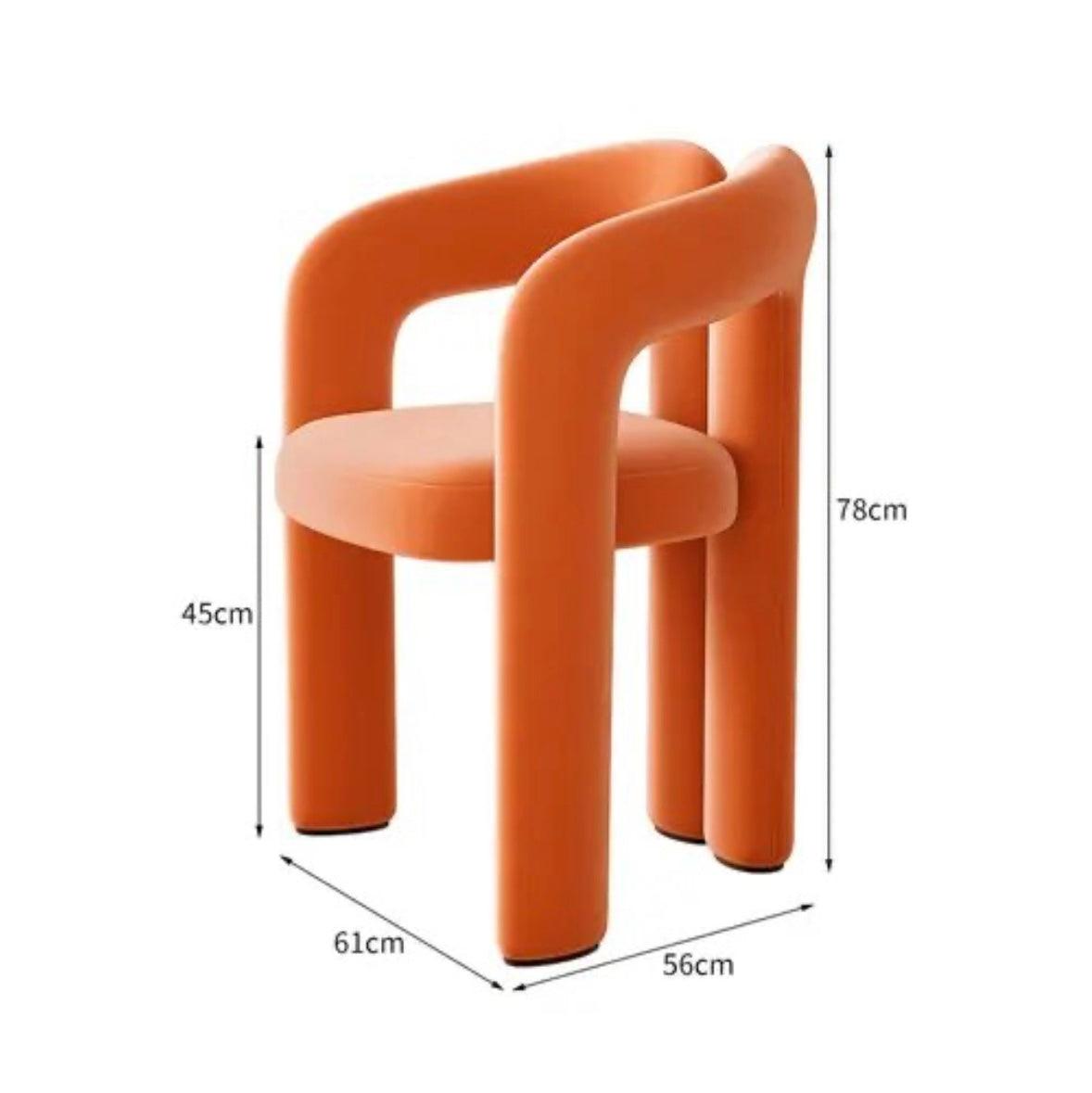 Velvet Dining Chair - The cool art room 