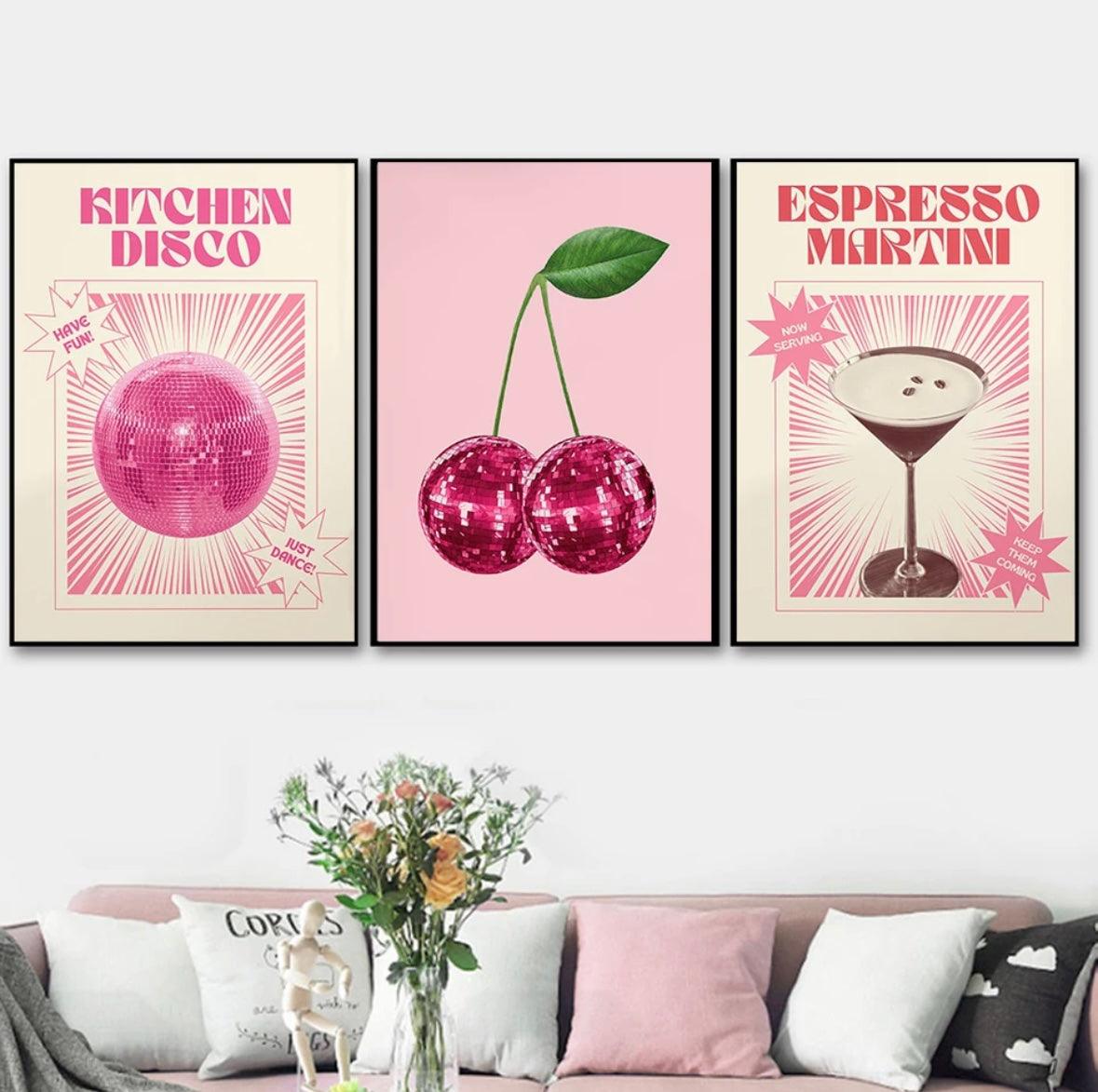 Vintage Disco Canvas - The cool art room 