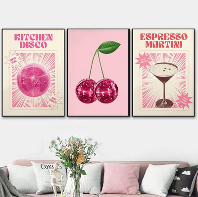 Vintage Disco Canvas - The cool art room 