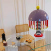 Colourful Metal Lamp - The cool art room 