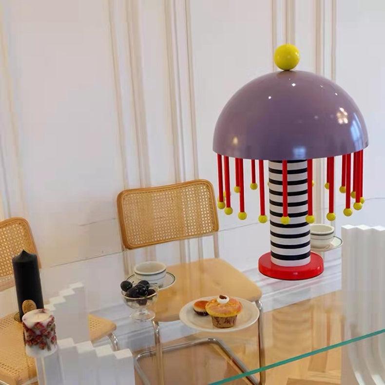 Colourful Metal Lamp - The cool art room 