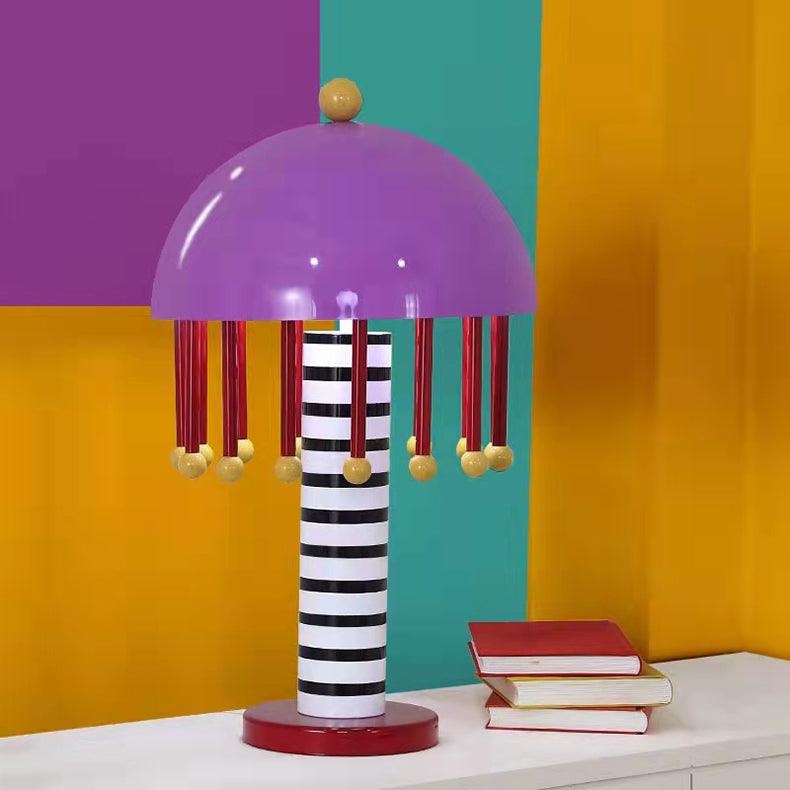Colourful Metal Lamp - The cool art room 
