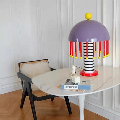 Colourful Metal Lamp - The cool art room 